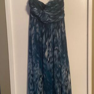 Calvin Klein Strapless Floor Length Evening Gown
